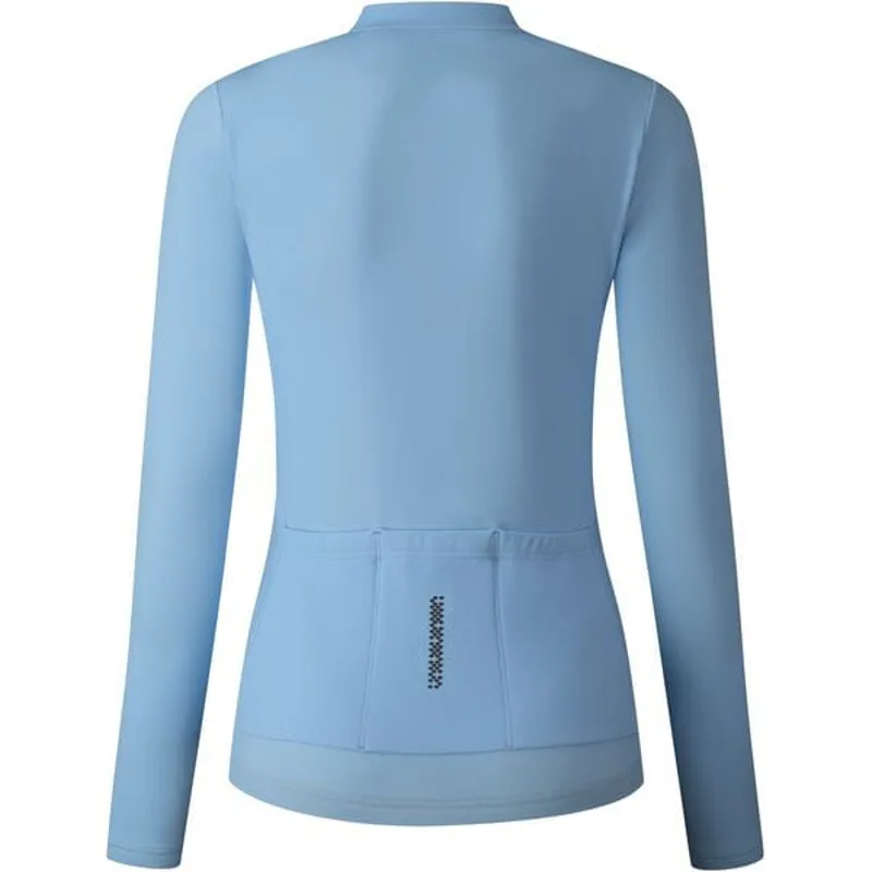Shimano Element Long Sleeve Womens Jersey in Blue-1